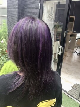 ヘアーメイク S&I ハイライト／むらさき