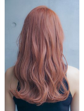 ヘア カラー ポート(Hair Color PORT) ケアブリーチで作るオレンジカラー♪