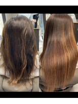 ワンス(ONCE)&nbsp;onceのメテオストレート縮毛矯正うねり★広がり改善♪