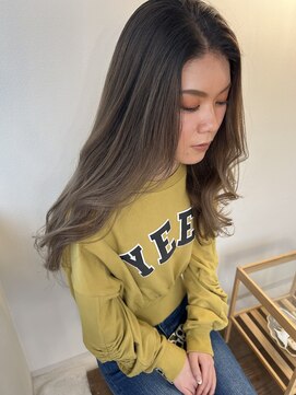 ココルアナ(coco luana) ベージュ/シャドウルーツ/バレイヤージュ/髪質改善/ケアブリーチ