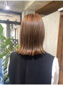 ストレートロブヘア