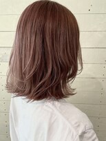 ルノン フィージュ(LUNON fieju)&nbsp;レイヤースタイル/くびれヘア/ピンクベージュ