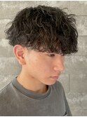 メンズマッシュ波巻きスパイラルパーマメンズパーマ