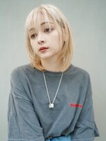 ギークス(GEEKS)&nbsp;【GEEKS渋谷】レイヤーカット/ニュアンスカラー/ブロンド/顔周り