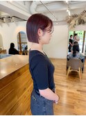 切りっぱなしボブ
