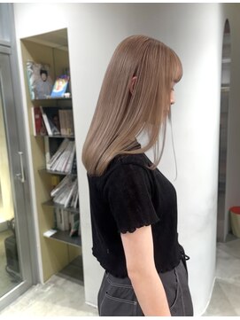 ローエ バイ デコ(Rohe by DECO) 【長谷川】ロングリタッチ/ミルクティーベージュ