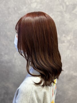 ザ ラブズ ラフズ ヘアー 本店(the loves laughs hair) 春夏おすすめ/ピンクブラウン/ミディアムスタイル