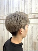 アッシュベージュ/ダブルカラー/メンズ