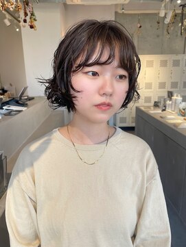 アトリエノエラ(Atelier Noella) ボブウルフパーマ【高田】