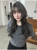 ハッシュカット/ロングレイヤー/顔周りレイヤー/レイヤーカット