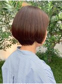 ボブスタイル/似合わせカット/ナチュラルブラウン