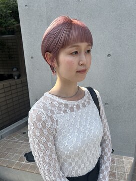 アスター(astar) 【astar】ハイトーンショート　ペールピンク