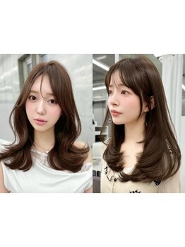 上品可愛い韓国ヘア＆小顔顔周りカットに自信あり＊簡単♪ワンカールもくびれヘアもお洒落なレイヤーカット