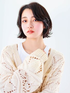 ガリカ 渋谷(Gallica) 顔まわりレイヤーにニュアンスパーマ