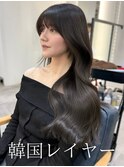 韓国レイヤー/レイヤーカット/顔周りカット/顔周りレイヤー