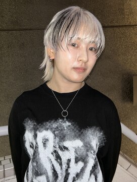 イエナ 渋谷(IENA) ブリーチカラーダブルカラーレイヤーウルフデザインカラー