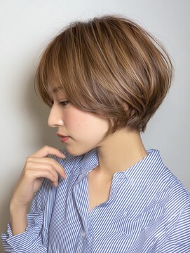 小顔ショート似合わせカット/大人女性/髪質改善/東白楽駅