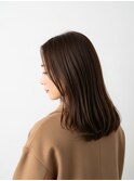 髪質改善縮毛矯正レイヤー艶髪40代50代ブラウン
