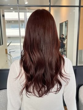 グルス(GruS) #レッドカラー #髪質改善 #艶髪リッチカラー