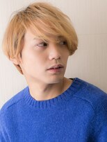モッズヘアメン 名護大東店(mod's hair men) 10代20代斜めバングハイトーンカラーマッシュ韓国ヘアi名護大東