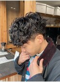 ウェット質感/スパイラルパーマ