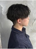 MEN’S/リバースセンターパート/ニュアンスパーマ/群馬高崎