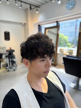 ニコフル(Nico-Hulu) マッシュ×スペインカール【人形町/浜町/水天宮】