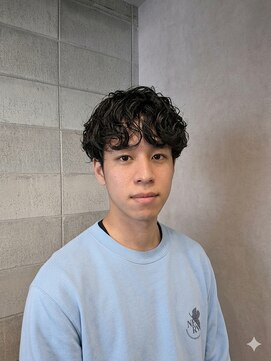 ワンワンオー バーバーショップ コンチネンタル(@110 BARBER SHOP continental) シャドウパーマ