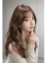 バックス(BUCKS) レイヤーカット × モカベージュ