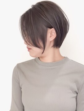 ネイロ バイ ジルブラン 葛西(NeiRo by JIL BLAN) ハイライト白髪ぼかしダブルカラーインナーカラーショートボブ