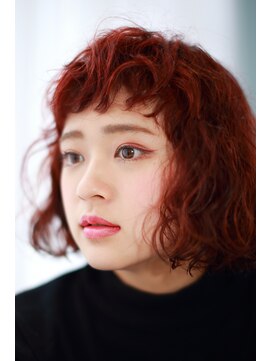 アンメリーアン(Ann merry ann) 【Ann merry ann】★ラフウェーブ×ボブ×赤★