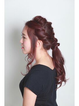 ラルテ 中目黒(L'arte) 編み込み×ハーフアップ