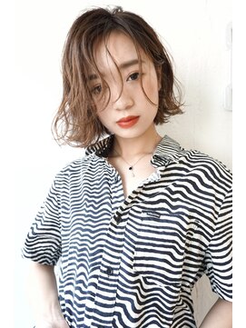 ヘアーワークス ヘルム 渋谷店(HAIR WORKS HELM) 【HELM渋谷】フェミニンレイヤーボブ
