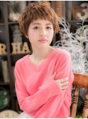 大人かわいいオン眉レトロガーリーショートc4大宮20代30代40代
