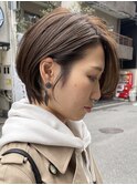耳かけしてもスッキリ収まる小顔ショートボブ担当カタダ