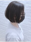 大人かわいいハンサムショート前髪なし/20代30代40代髪型