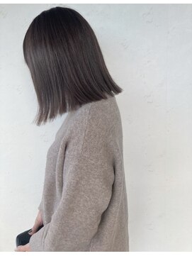 ヘアースタジオゼン アドバンス(hair studio Zen advance) 切りっぱなしの外ハネボブ