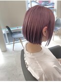 ぱつっとボブ