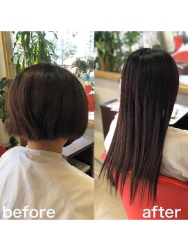 ボンビィヴァン(bon-vivant) 大分/府内町/シールエクステ/ショートからロングに