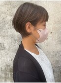 白髪を活かしてグレージュカラー　脱白髪染め　武蔵新城