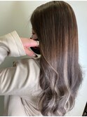 ホワイト系エクステハイライト