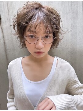 アピッシュ 国分寺(apish) 可愛い☆お洒落ショートボブパーマ　前田真吾