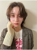ウルフパーマミディアムパーマニュアンスパーマくびれボブパーマ