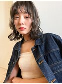 表参道roijir　強めパーマ×オリーブカラー