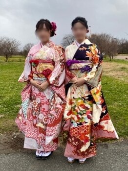 ヘアーステーションの写真/入学式/卒業式/成人式/お祭りなど、特別な日の着付けはお任せ下さい♪あなたの大切な日を華やかに☆