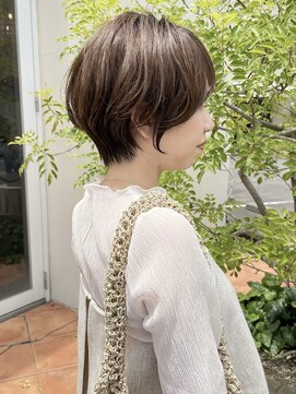 ヘアメイク シンズ レインボー(Hair Make SHIN'S RAINBOW) ショートボブ/大人巻き/ぷつっとボブ/ナチュラルモード/高松