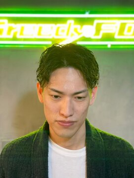 グリーディーフォックス 三軒茶屋(GreedyFOX) 波巻き/マッシュパーマ/ウルフ/ハイライト<理容室>三軒茶屋