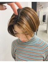 キー(kii) ポイントカラー ショートカット 福岡 天神 薬院 今泉