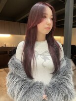 ディーン 豊橋(DEAN)&nbsp;レッドカラー　ボルドーカラー　レイヤーカット　ブリーチ