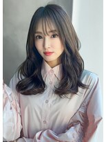 ナイロン 新潟店(NYLON.)&nbsp;〈NYLON.〉シースルーバング×ウェーブロングヘアー